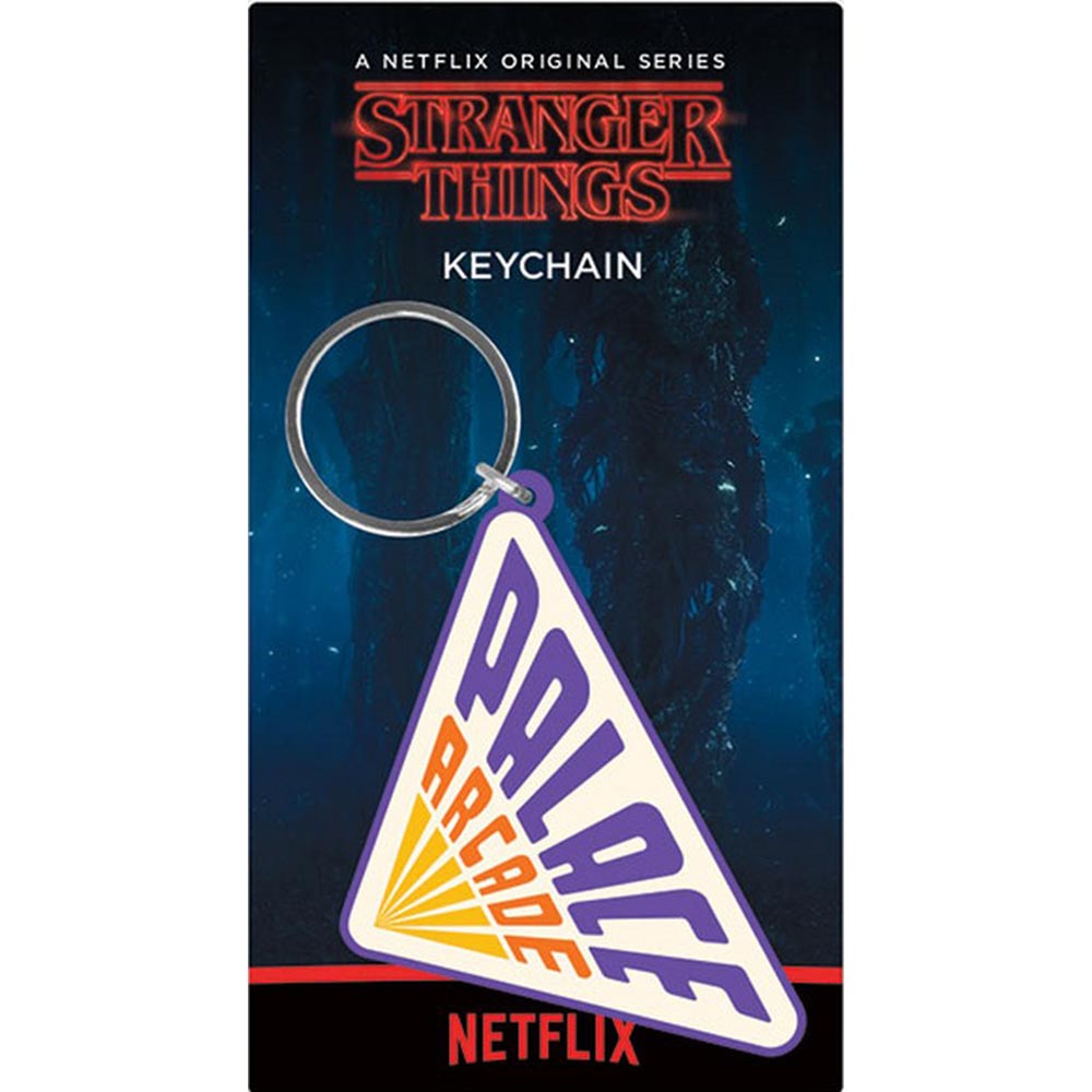 STRANGER THINGS ストレンジャー・シングス (シーズン5 2025年配信決定 ) - Palace Arcade / ラバー・キーリング / キーホルダー 【公式 / オフィシャル】